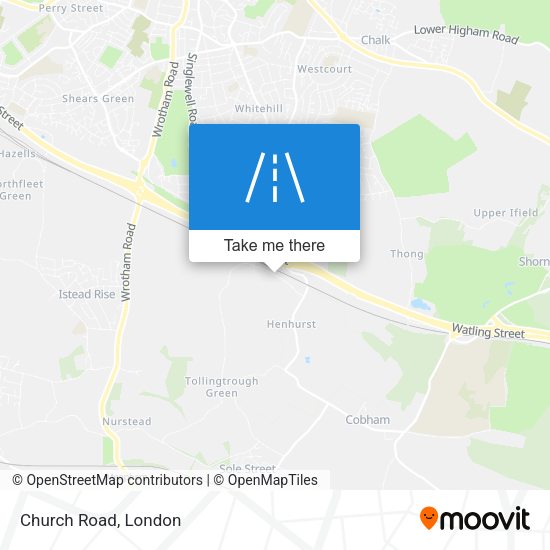 Church Road map
