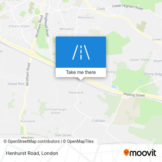 Henhurst Road map