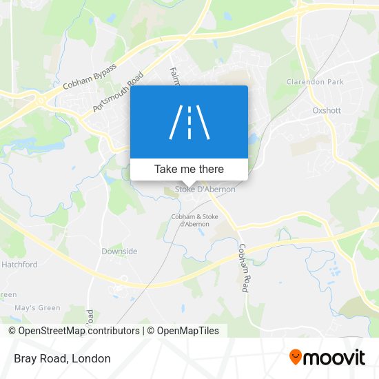Bray Road map