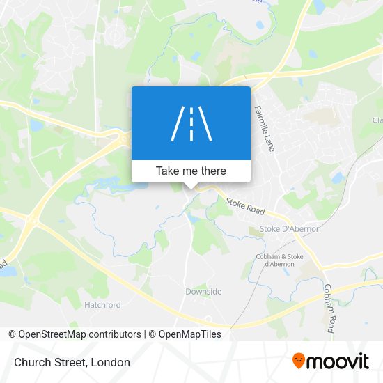 Church Street map