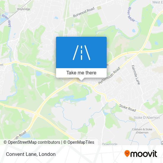 Convent Lane map