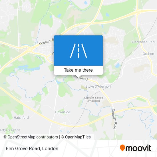 Elm Grove Road map