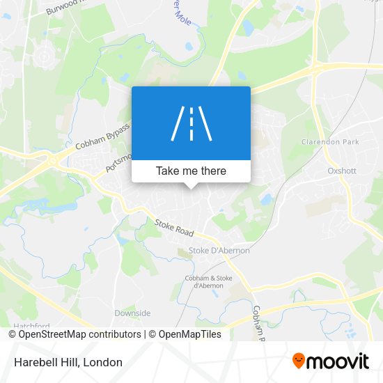 Harebell Hill map