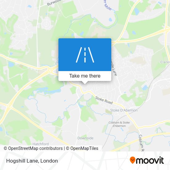 Hogshill Lane map