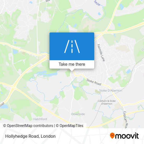 Hollyhedge Road map