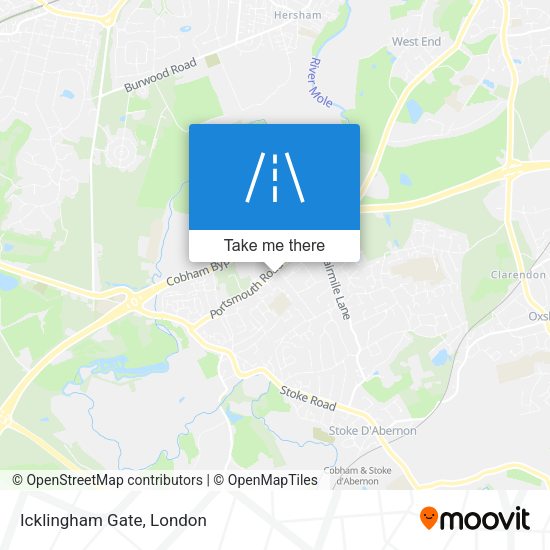 Icklingham Gate map