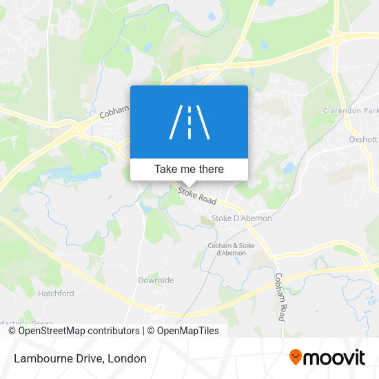 Lambourne Drive map