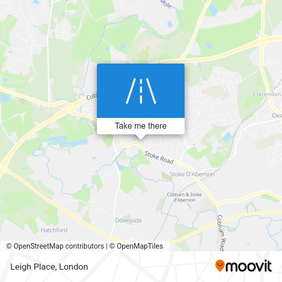 Leigh Place map