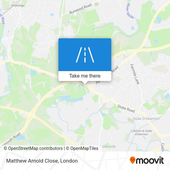 Matthew Arnold Close map