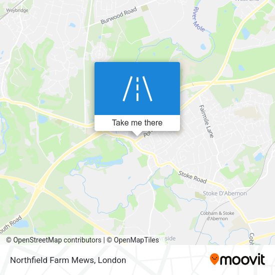 Northfield Farm Mews map