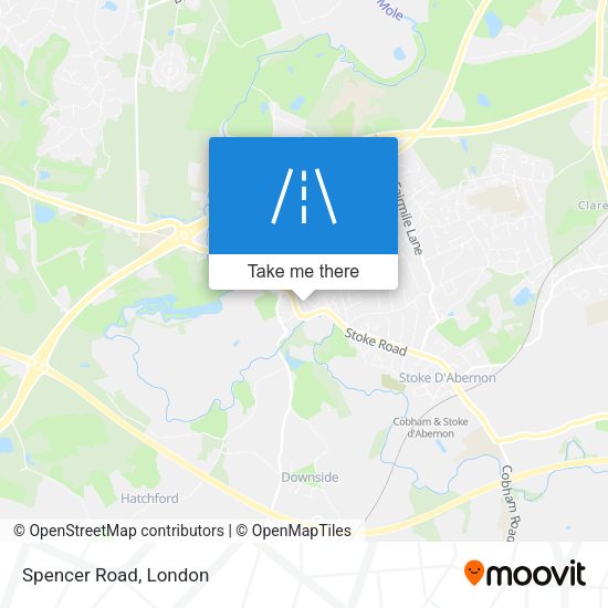 Spencer Road map
