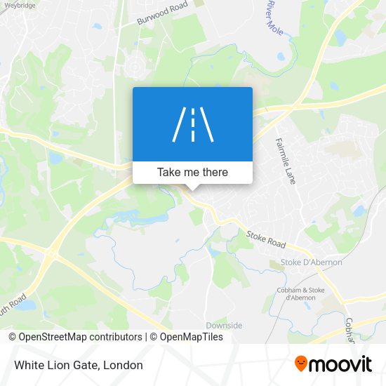 White Lion Gate map