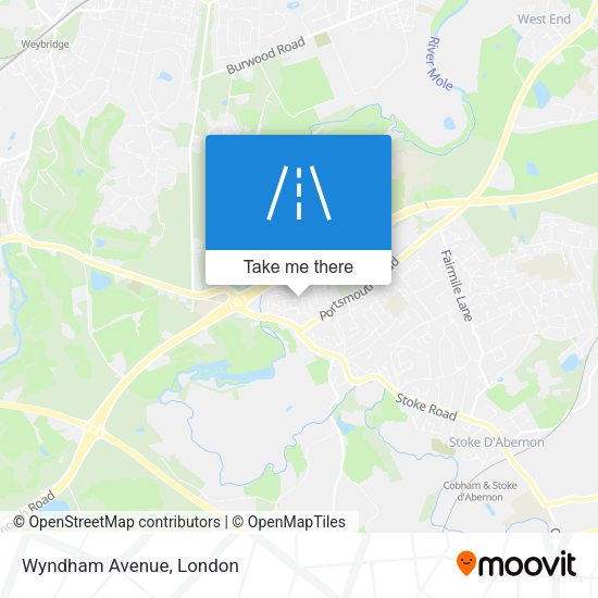 Wyndham Avenue map
