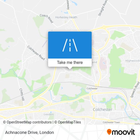 Achnacone Drive map