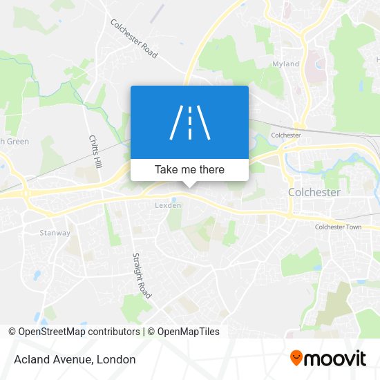 Acland Avenue map