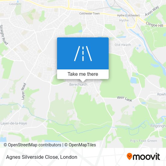 Agnes Silverside Close map