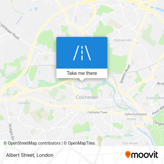 Albert Street map