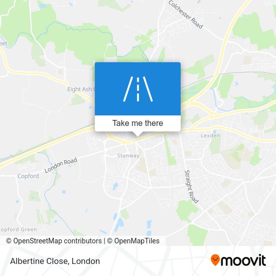 Albertine Close map