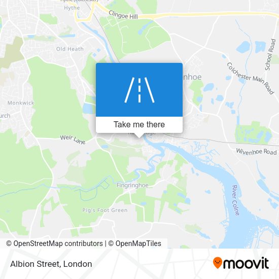 Albion Street map