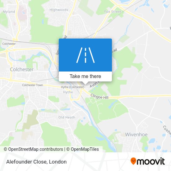 Alefounder Close map