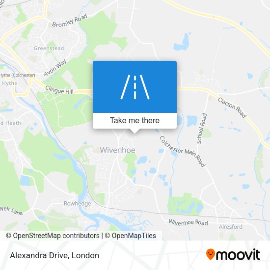 Alexandra Drive map