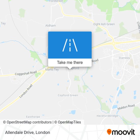 Allendale Drive map