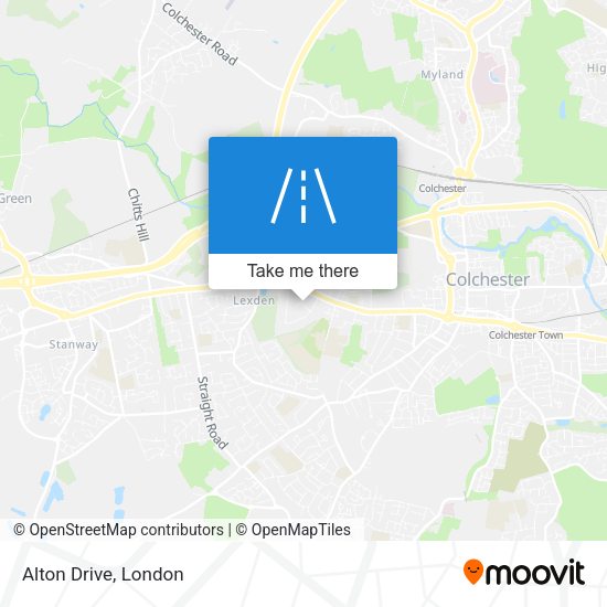 Alton Drive map