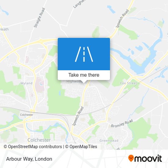 Arbour Way map