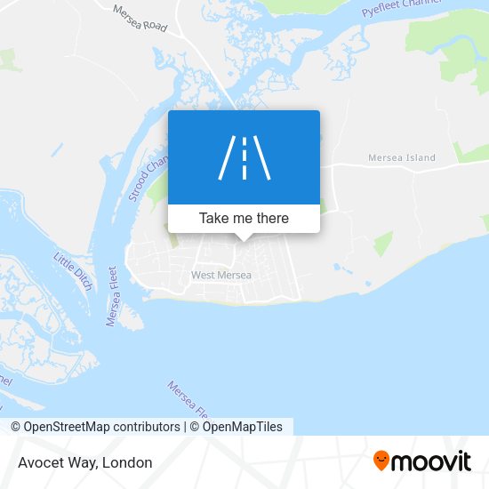 Avocet Way map