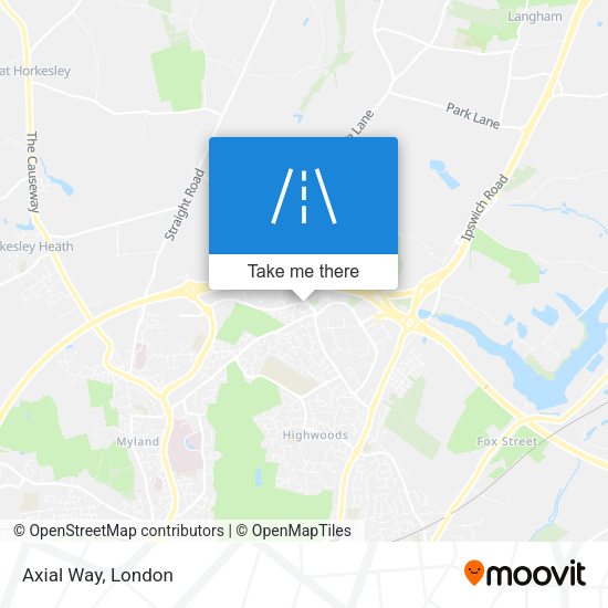Axial Way map