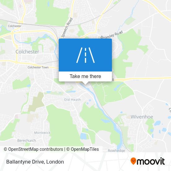 Ballantyne Drive map