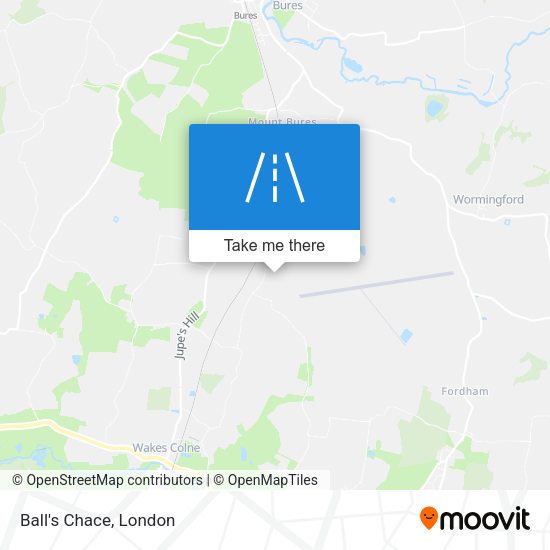 Ball's Chace map