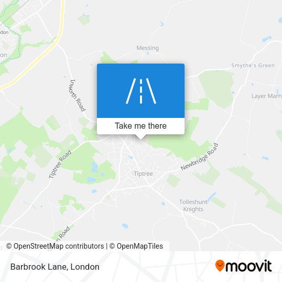 Barbrook Lane map