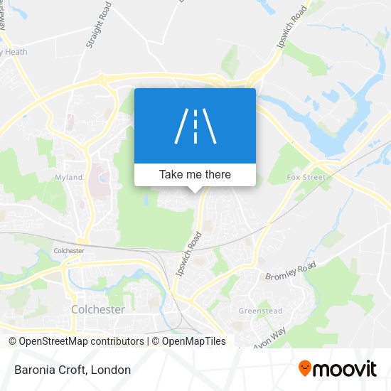 Baronia Croft map