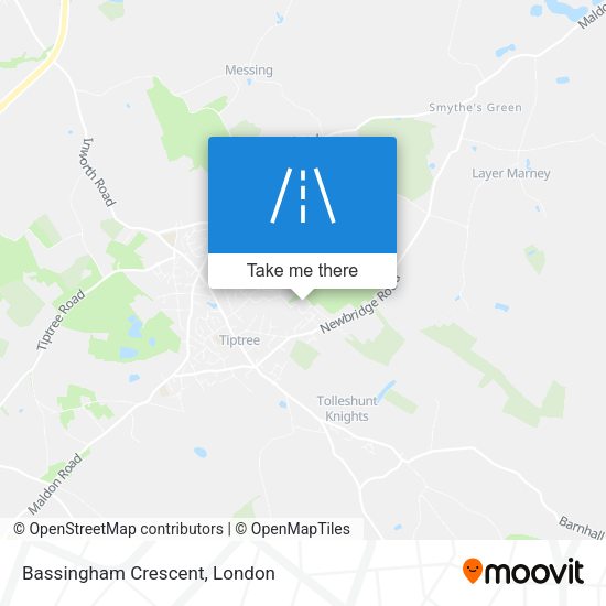 Bassingham Crescent map