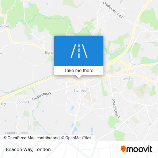 Beacon Way map