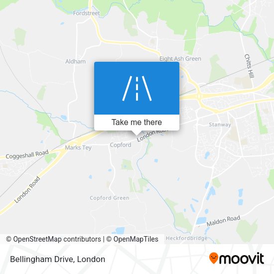 Bellingham Drive map