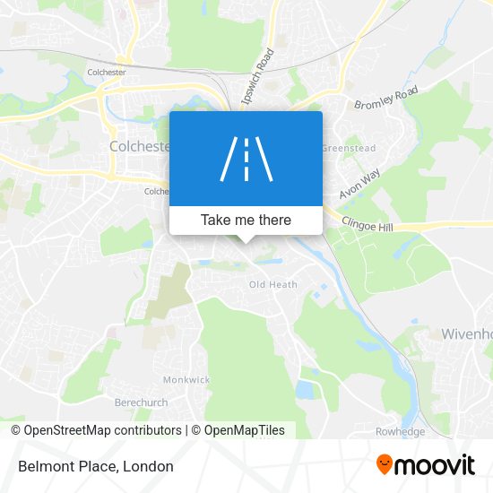 Belmont Place map