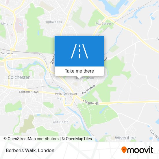 Berberis Walk map
