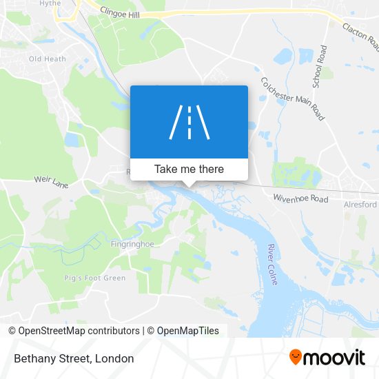 Bethany Street map