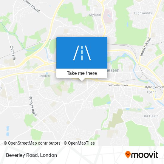 Beverley Road map