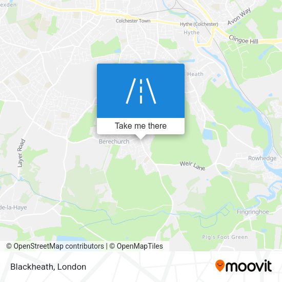 Blackheath map