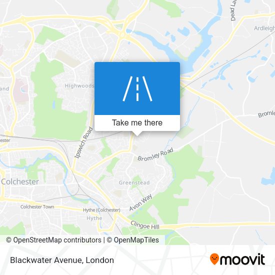 Blackwater Avenue map