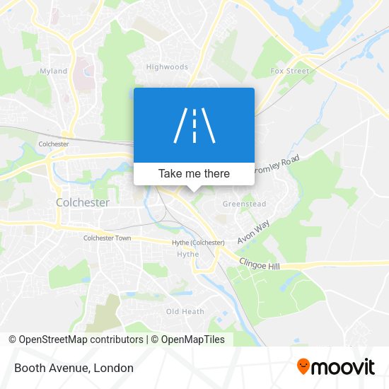 Booth Avenue map