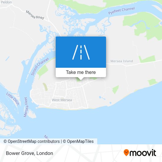 Bower Grove map