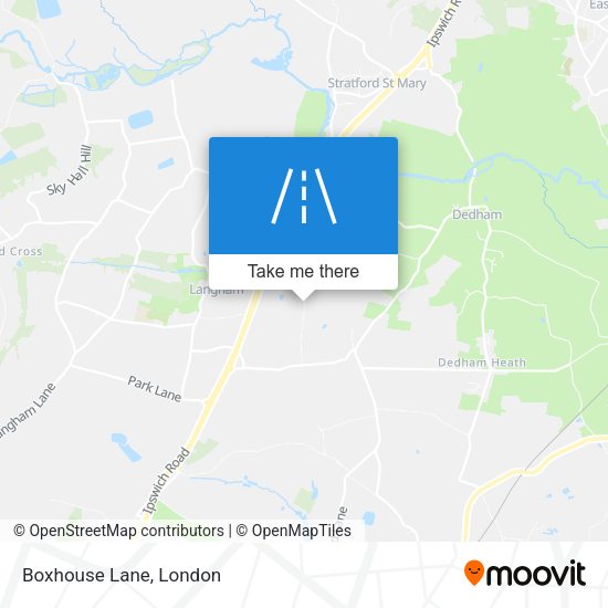 Boxhouse Lane map