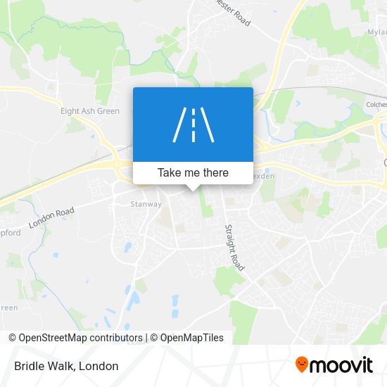 Bridle Walk map