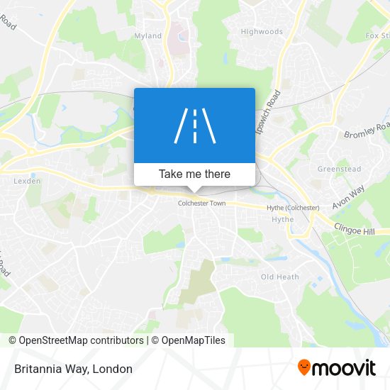 Britannia Way map