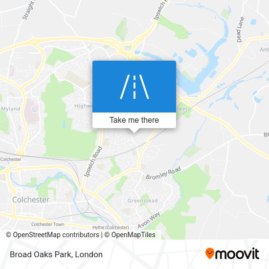 Broad Oaks Park map