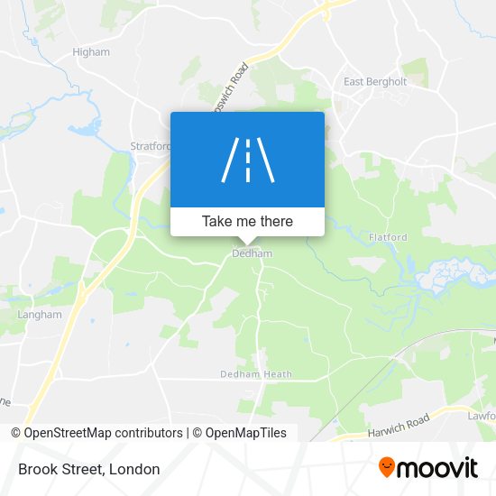 Brook Street map